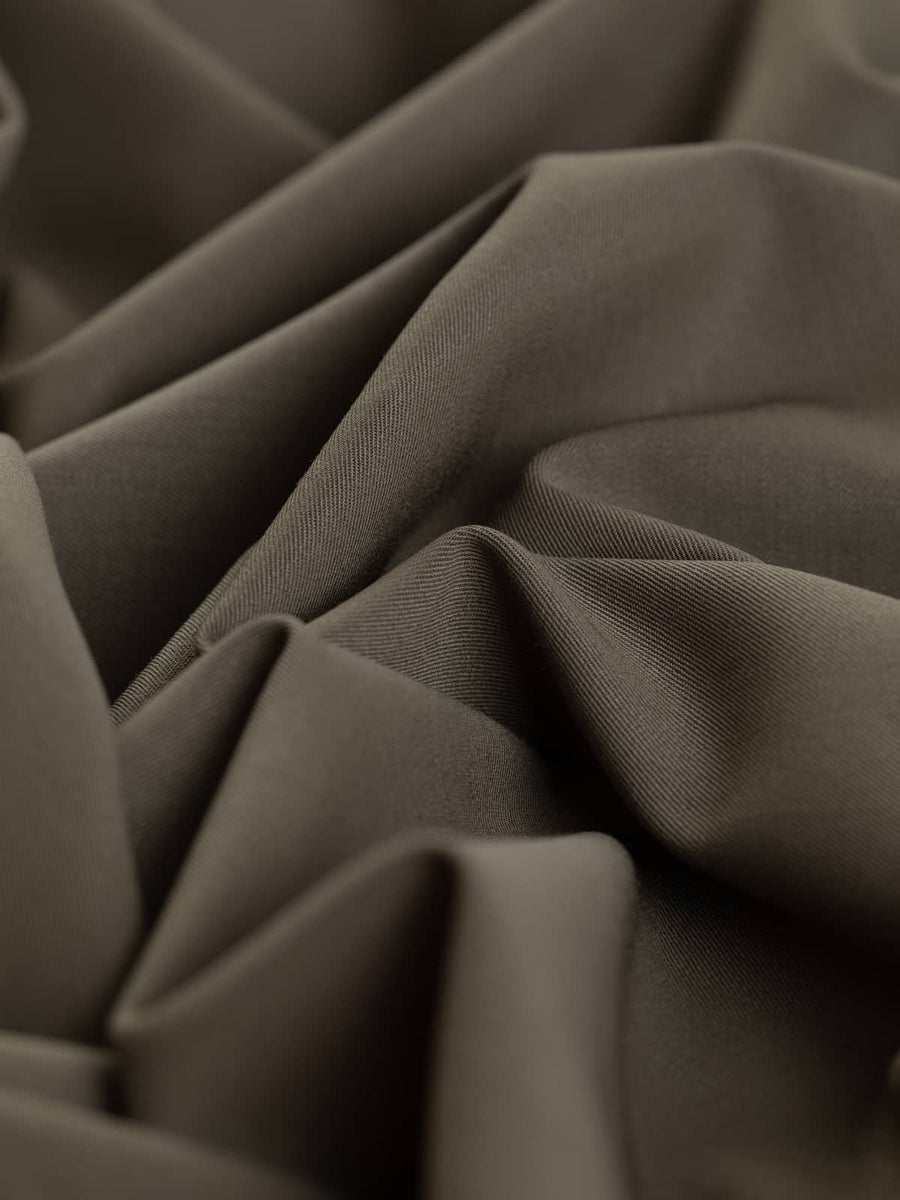 Virgin Wool signature coat taupe