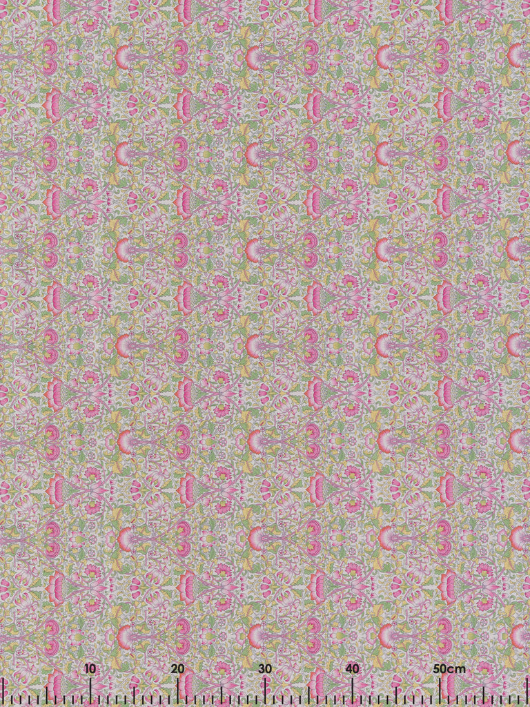 Liberty Lawn - Lodden - Pink/Green - Fabworks Online
