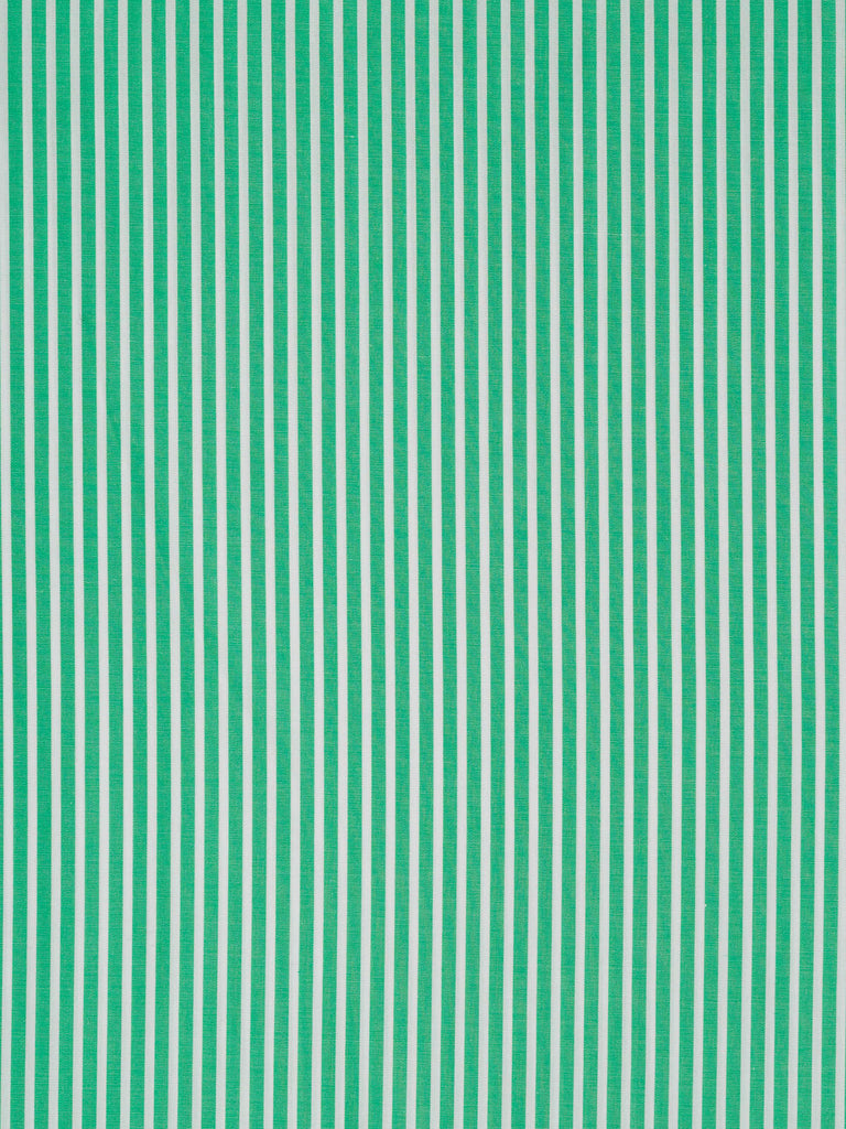Self Stripe - Emerald and White - Fabworks Online