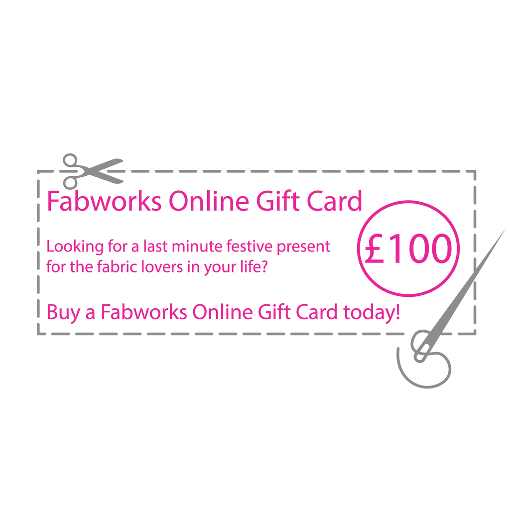 £100 e-Gift Card - Fabworks Online