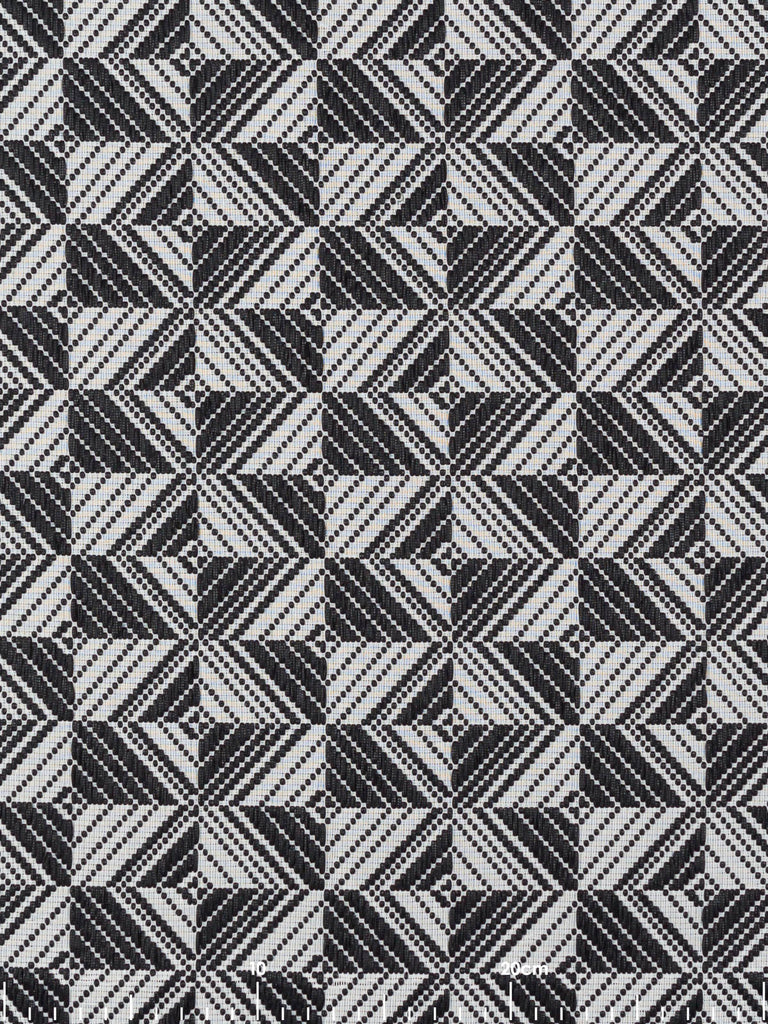 Monochrome Tessellated Laces - Fabworks Online