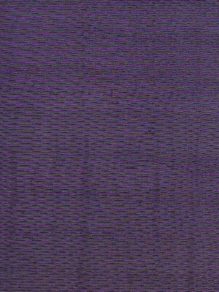 Superfine Black and Purple Lurex Silky Pre-Pleat - Fabworks Online