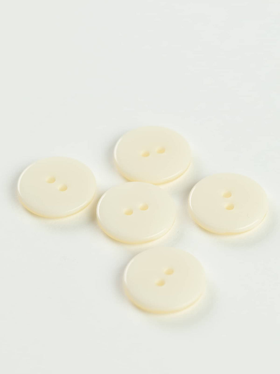 5 x Pearlised Ivory 2cm Button – Fabworks Online