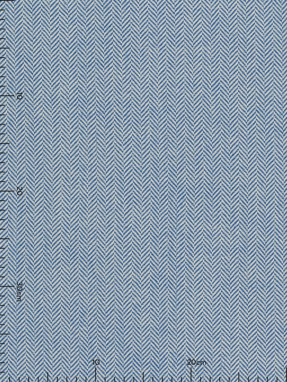Luxury Yorkshire Herringbone Tweed - Wild Cornflower (Perfectly
