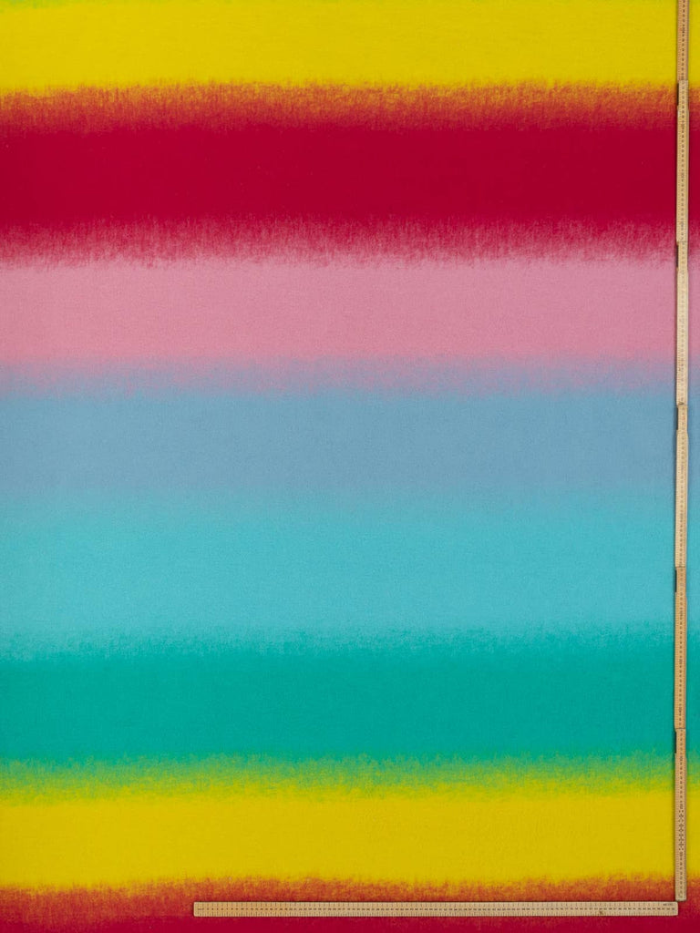 Brushed Wool & Mohair Knit - Sherbet Spectrum (160cm Panel) - Fabworks Online