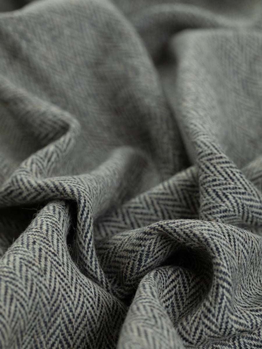 Herringbone Yorkshire Tweed - Tempest – Fabworks Online