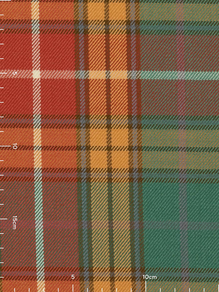 Yorkshire 100% Wool Twill - Antique Buchanan Tartan - Fabworks Online