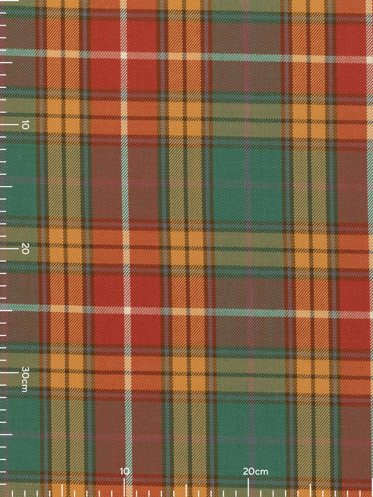 Yorkshire 100% Wool Twill - Antique Buchanan Tartan - Fabworks Online