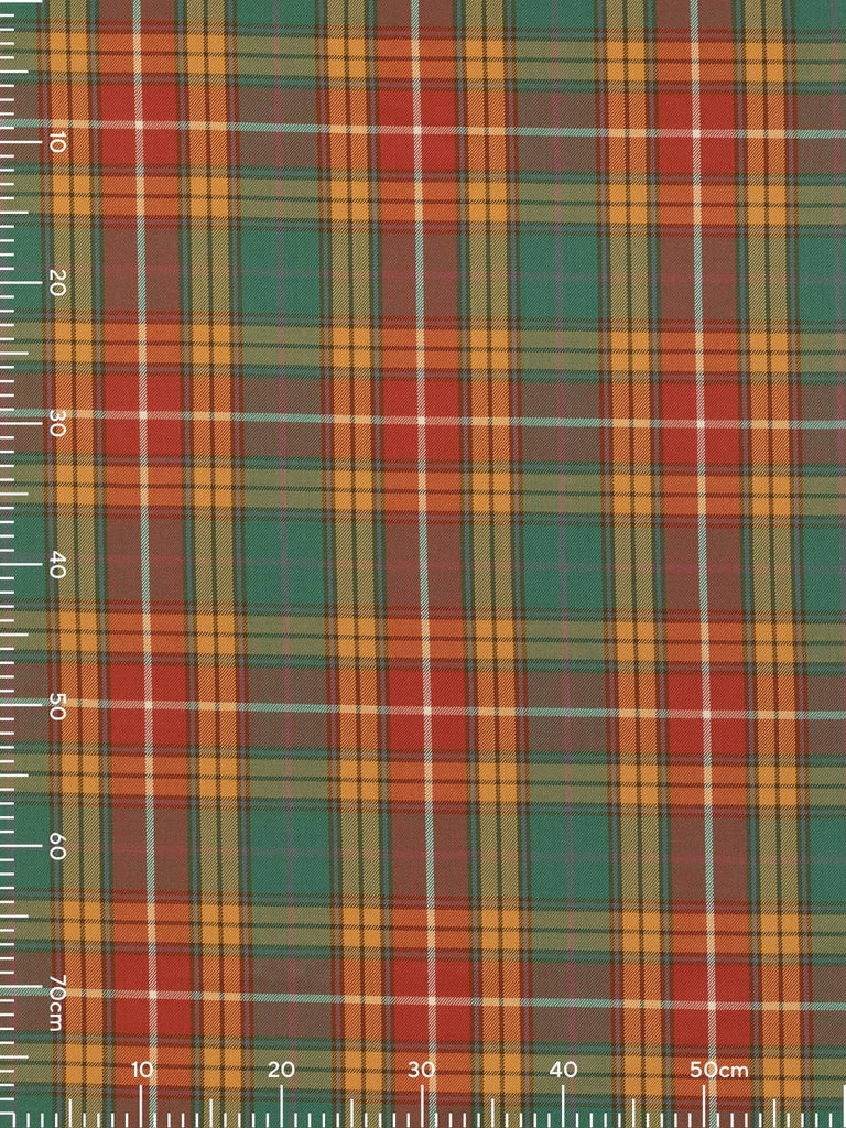 Yorkshire 100% Wool Twill - Antique Buchanan Tartan - Fabworks Online