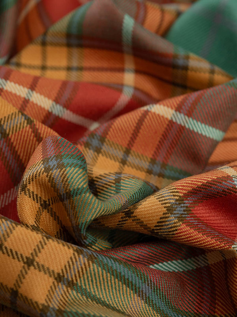 Yorkshire 100% Wool Twill - Antique Buchanan Tartan - Fabworks Online