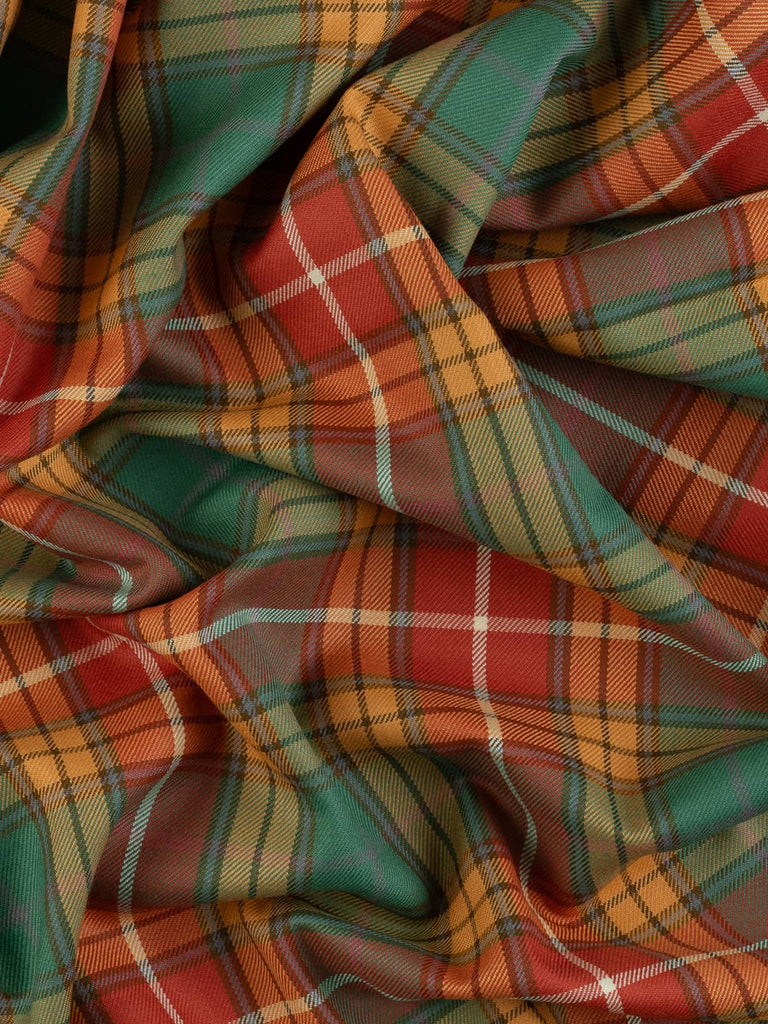 Yorkshire 100% Wool Twill - Antique Buchanan Tartan - Fabworks Online