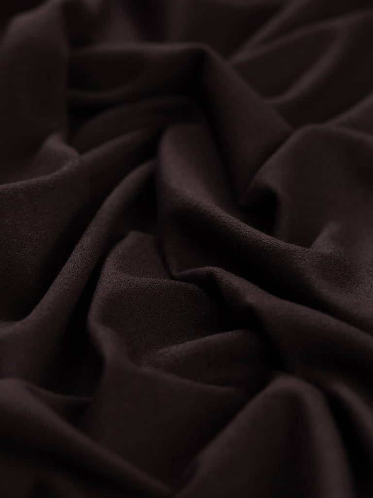 Dark brown single jersey fabric