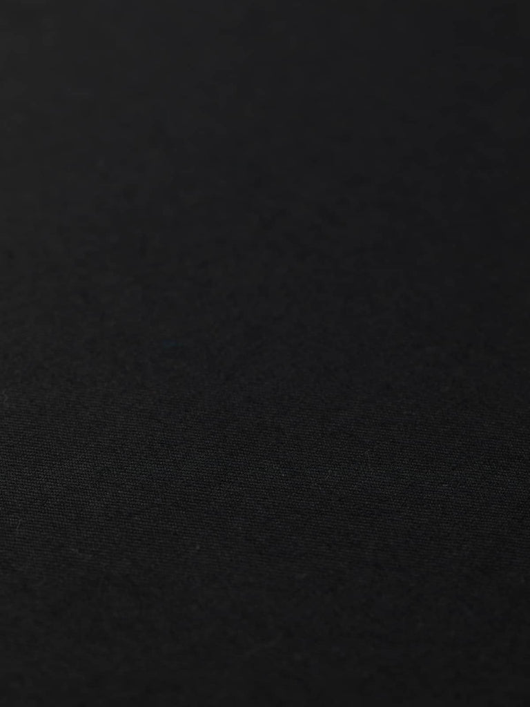Classic 100% Wool Suiting - Classic Black Twill - Fabworks Online