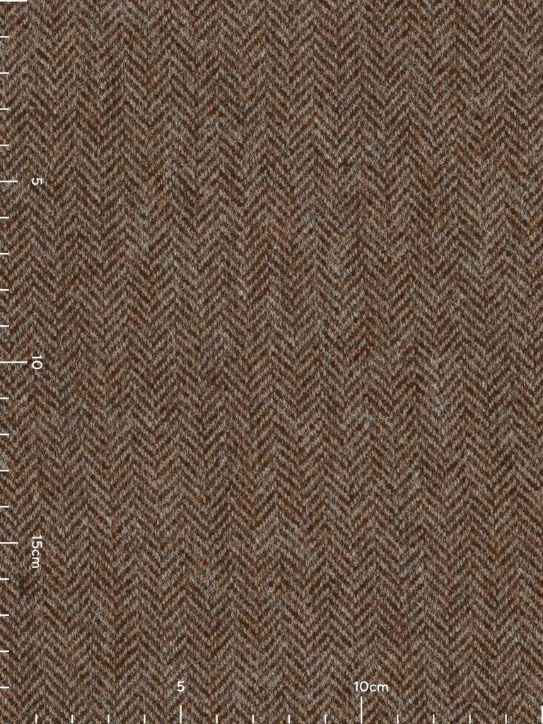 100% Wool Tweed - Autumn Pines Herringbone - Fabworks Online