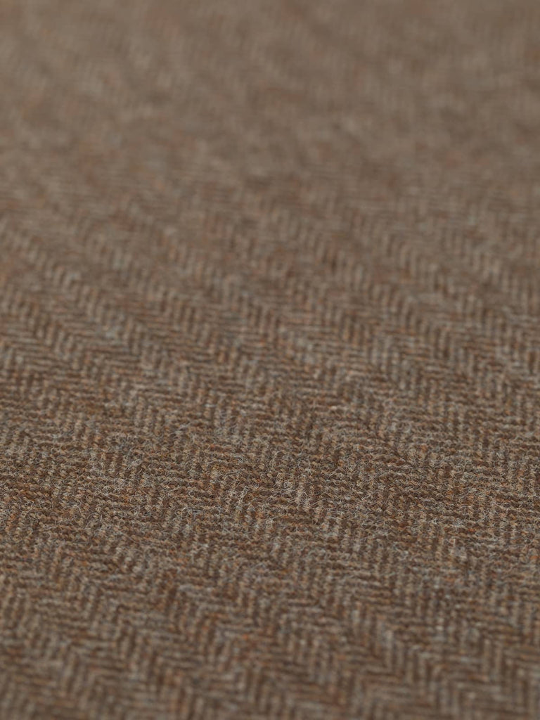 100% Wool Tweed - Autumn Pines Herringbone - Fabworks Online