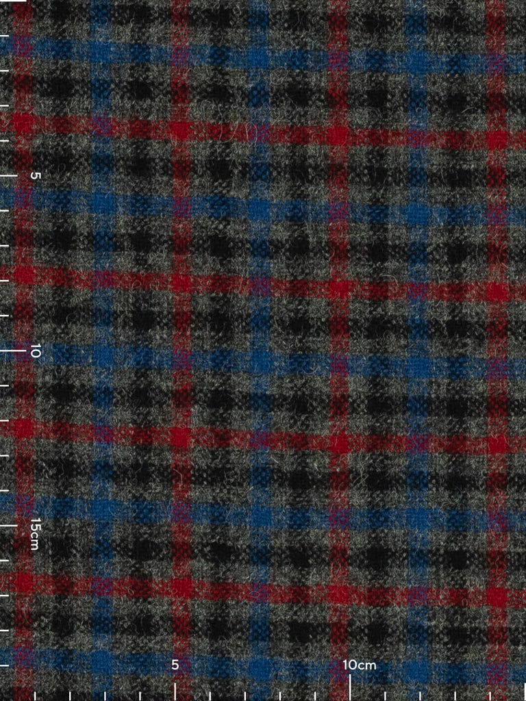 Districh Check Pattern Wool Tweed District Check - Regal Revelry – Fabworks Online