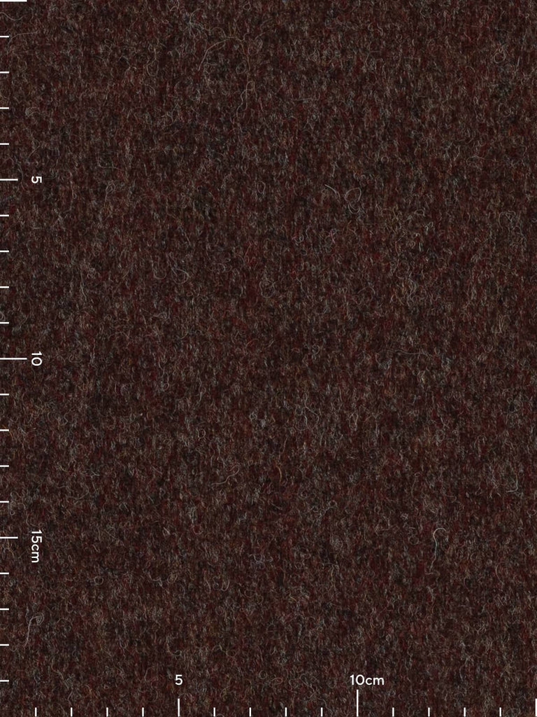 100% Wool Tweed- Black Forest Cherry - Fabworks Online