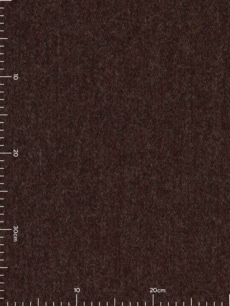 100% Wool Tweed- Black Forest Cherry - Fabworks Online
