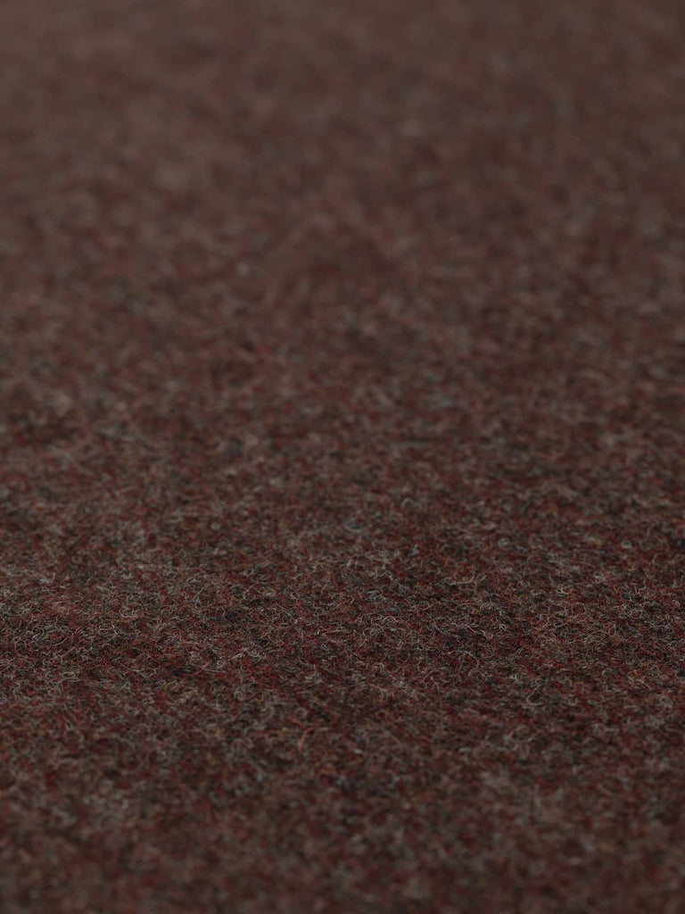 100% Wool Tweed- Black Forest Cherry - Fabworks Online