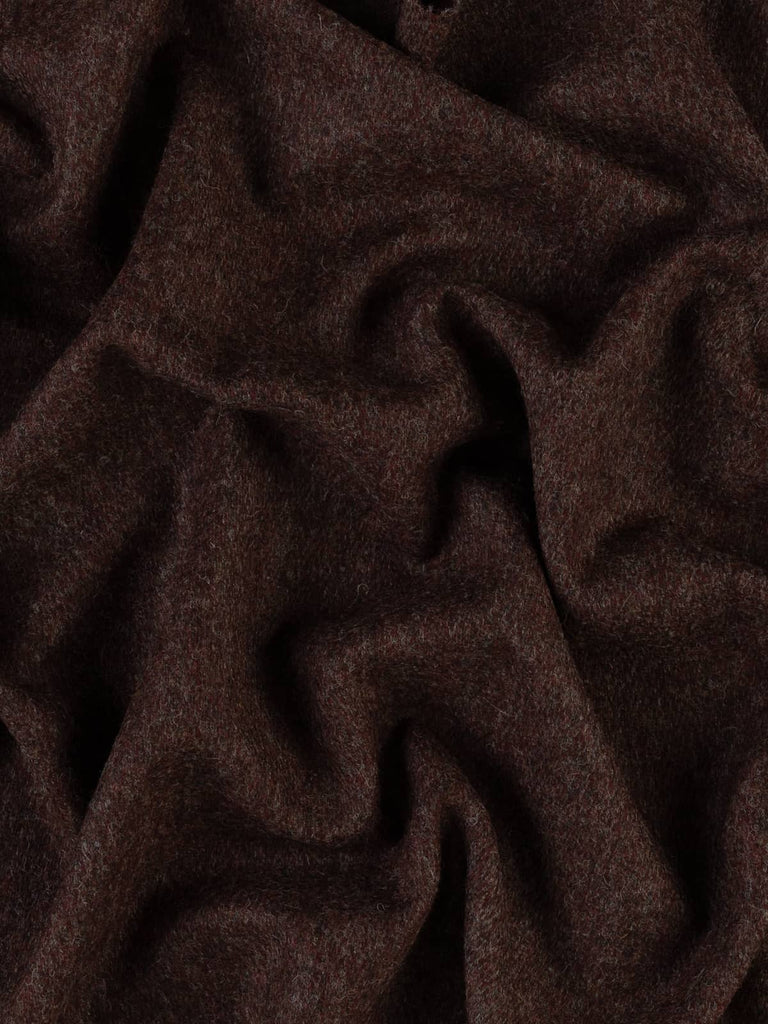 100% Wool Tweed- Black Forest Cherry - Fabworks Online
