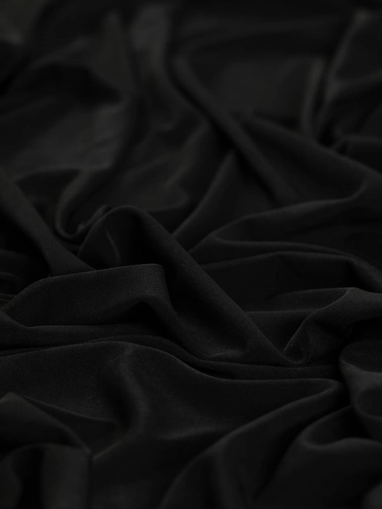 Buy plain black jersey for home sewing projects