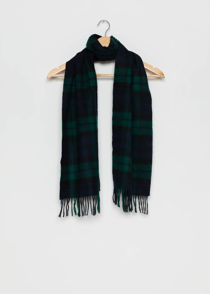 Pure Cashmere Scarf - Black Watch Tartan - Fabworks Online