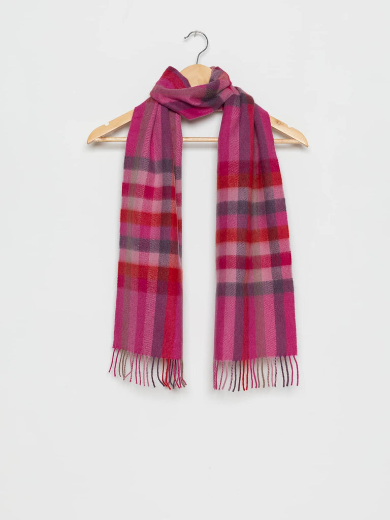 Pure Cashmere Scarf - Pink & Purple Passion - Fabworks Online