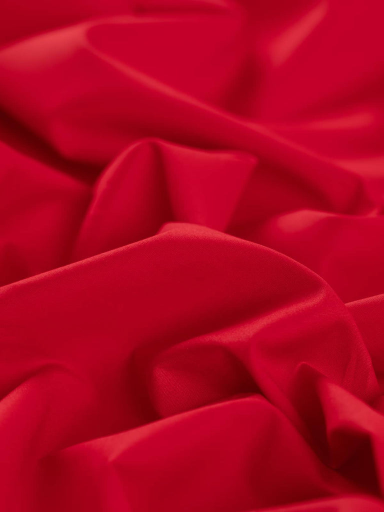 Buy red cotton poplin fabric for clothing sewing projects crafts