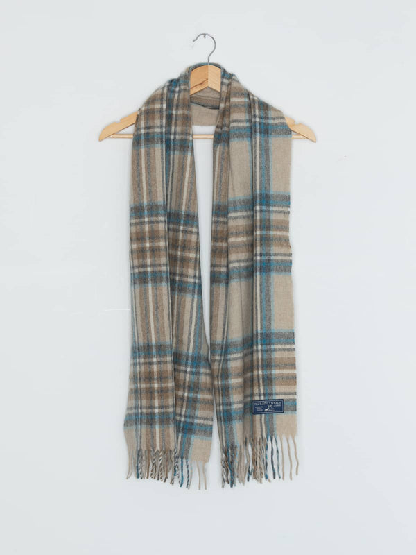 100% Merino Wool Scarf - Down to the Shore Plaid