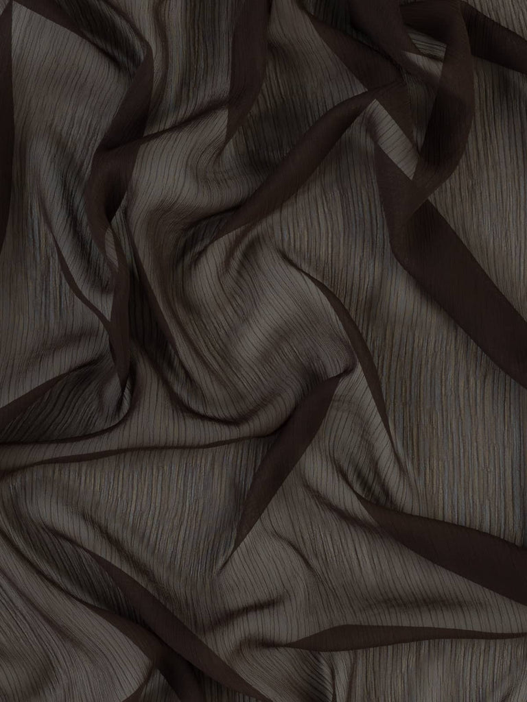 Deadstock designer brown fabric for home sewing projects diy