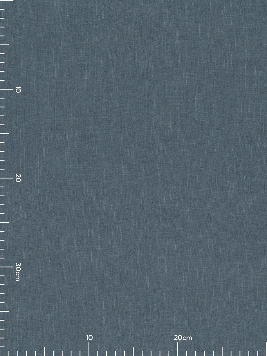 Fjord Blue - Washed Cotton (Linen-Look) – Fabworks Online