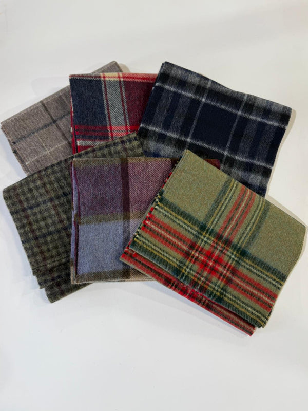 Lucky Dip - Merino Wool Infinity Scarf - Check