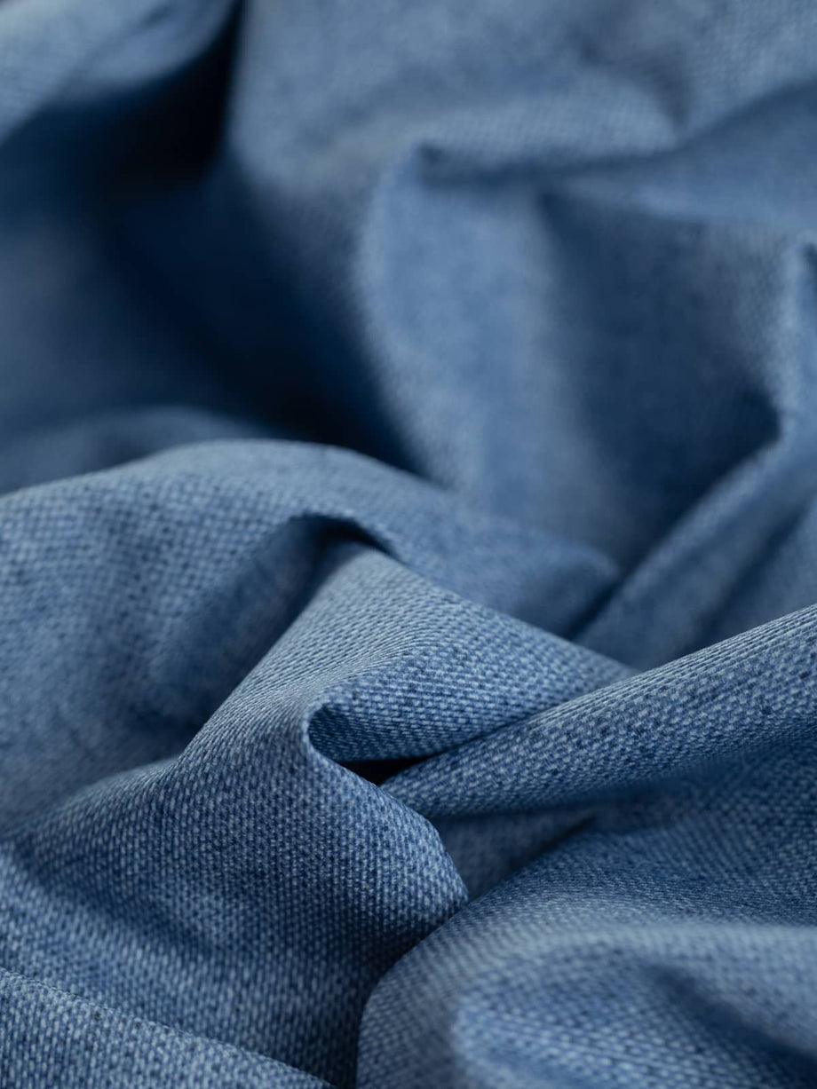 Waterproof Cotton Outdoor Furnishing Fabric Denim Speckle