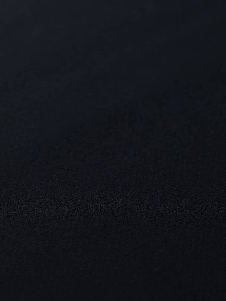 Bonded Virgin Wool Twill Melton - Navy - Fabworks Online