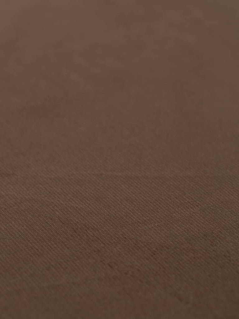 Brown corduroy fabric for home sewing projects with stretch