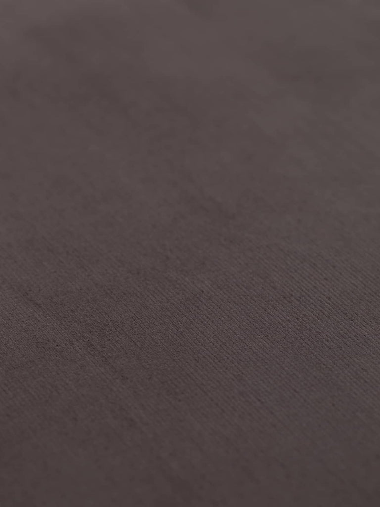 Dark brown cotton corduroy fabric to sew garments 