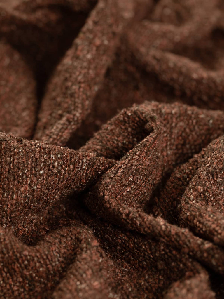 Repeatable & reorderable stock fabric from Fabworks, an on-trend rust orange tone durable fabric for interior design & home furnishing. Buy in half metre units.