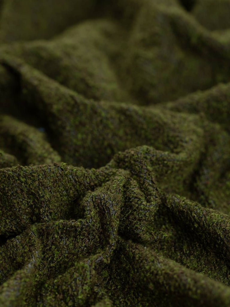 Repeatable & reorderable stock fabric from Fabworks, a popular dark green earth tone durable fabric for interior design & home furnishing. Buy in half metre units.