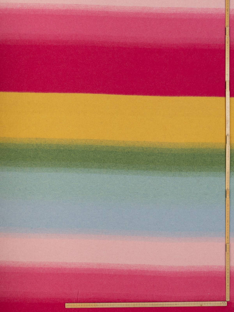 Brushed Wool & Mohair - Rainbow Chasing (155cm Panel) - Fabworks Online