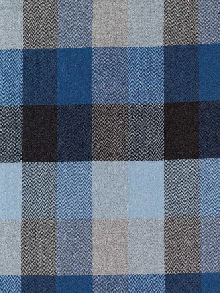 Mackerel Check Herringbone Tweed - Fabworks Online