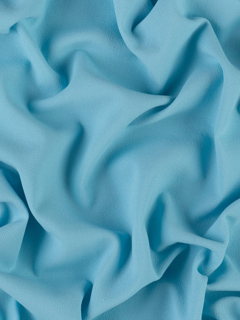 Premium quality wool double crepe fabric made in Italy