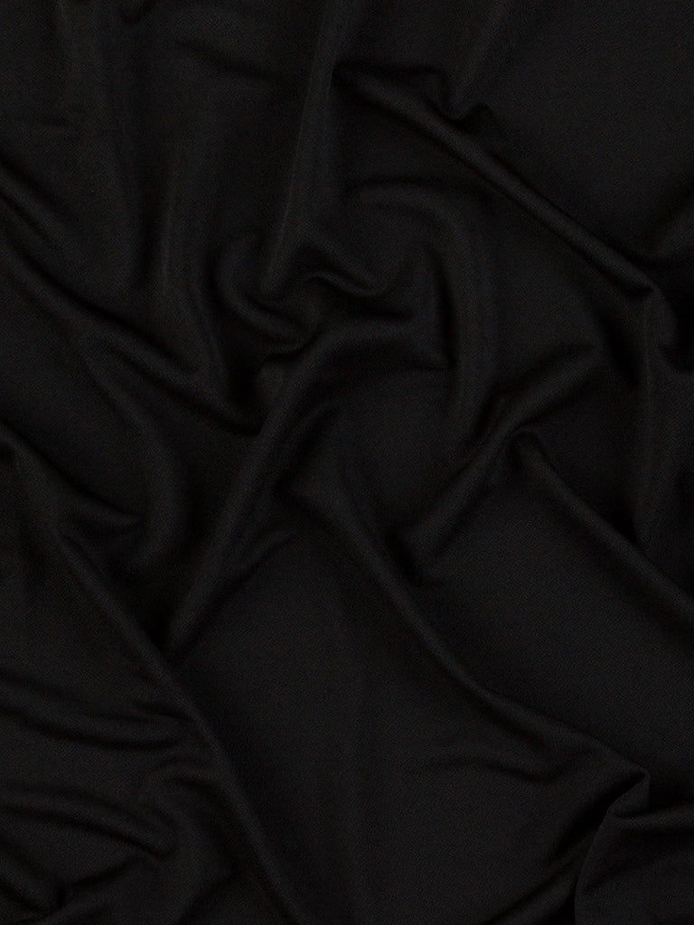 Silky Black Textured Crepe Jersey - Fabworks Online