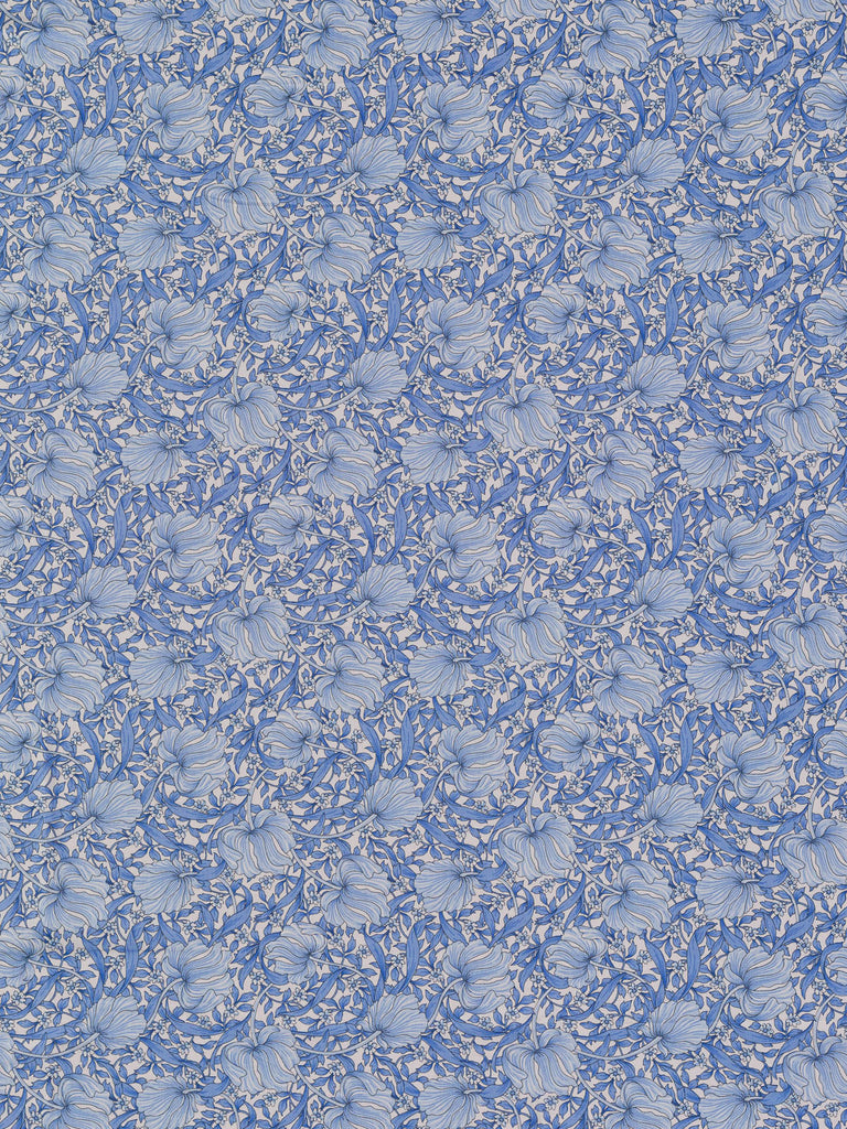 Liberty Lawn - Latvian Lattice - Blue - Fabworks Online
