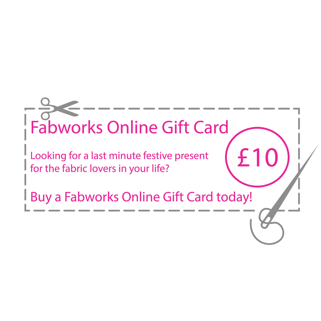£10 e-Gift Card - Fabworks Online