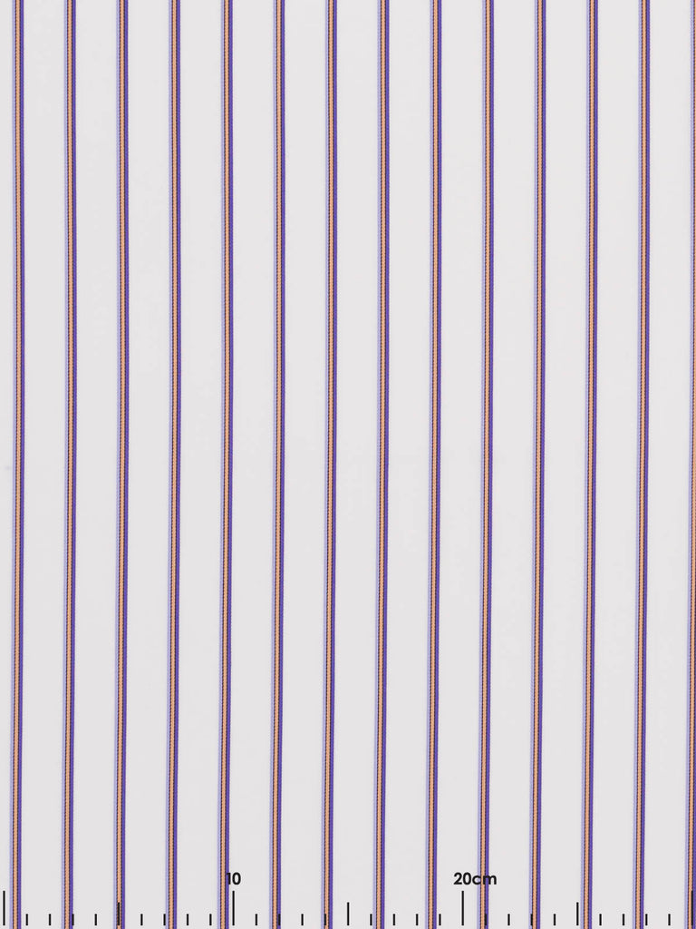 Silky Sateen Stripe - Lilac, Gold and Purple - Fabworks Online