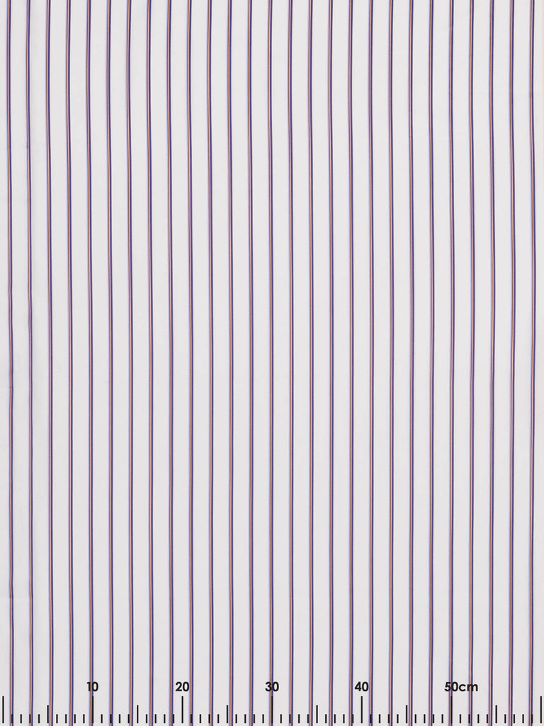 Silky Sateen Stripe - Lilac, Gold and Purple - Fabworks Online