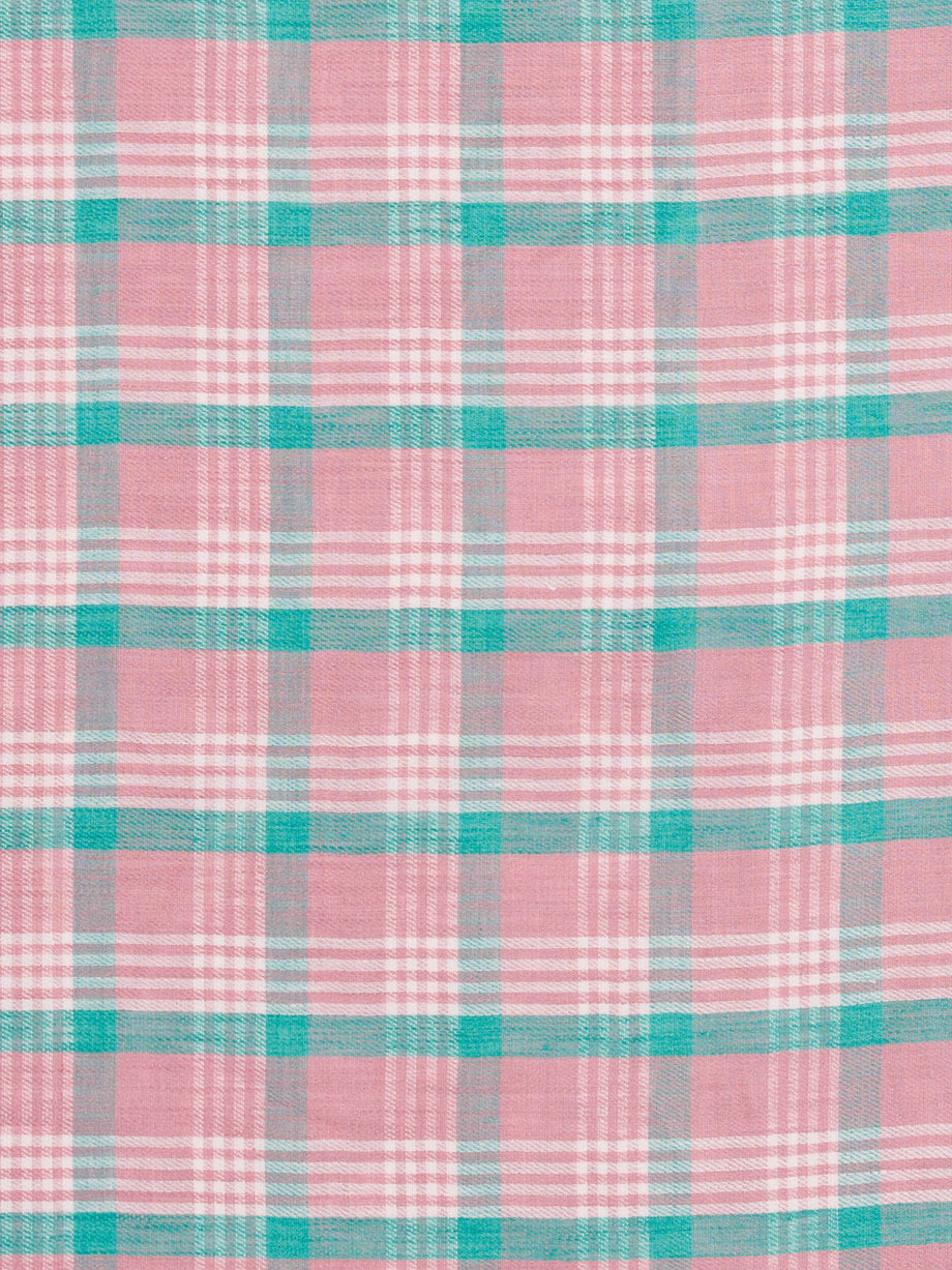 Lightweight Linen & Cotton - Dusky Pink Plaid – Fabworks Online