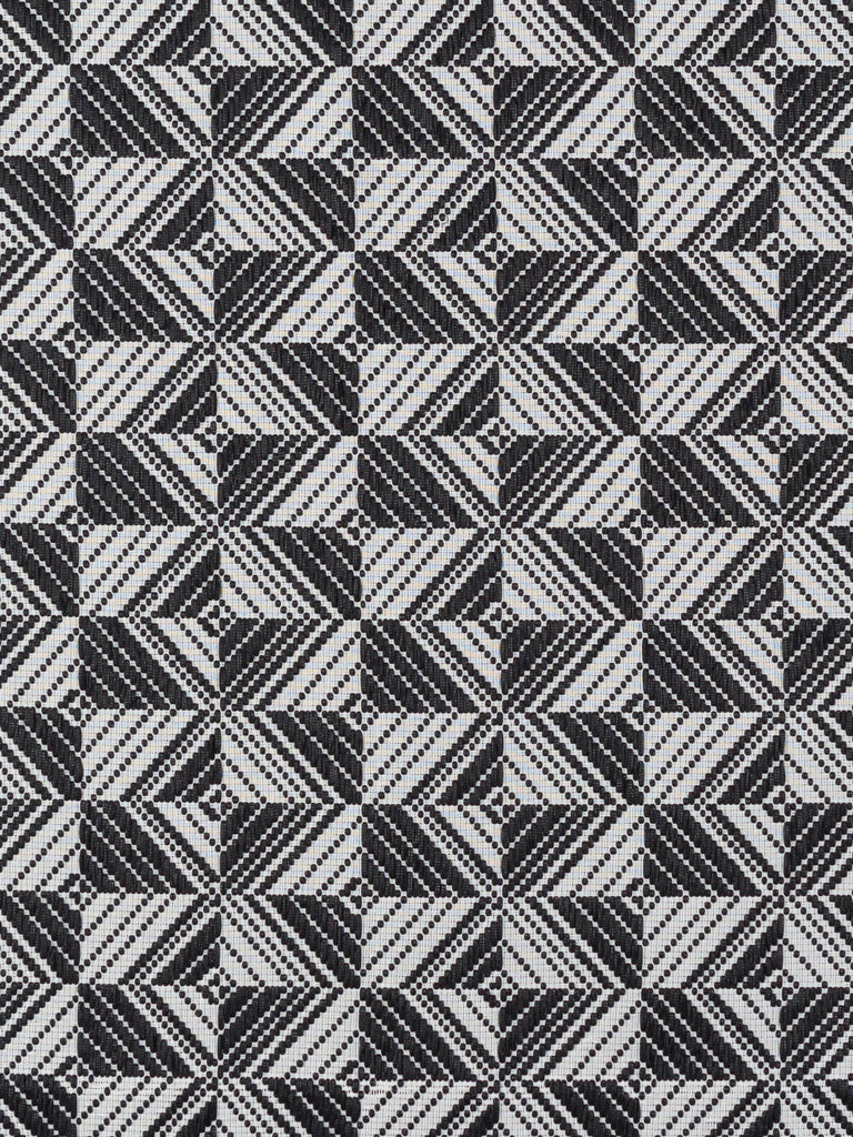 Monochrome Tessellated Laces - Fabworks Online