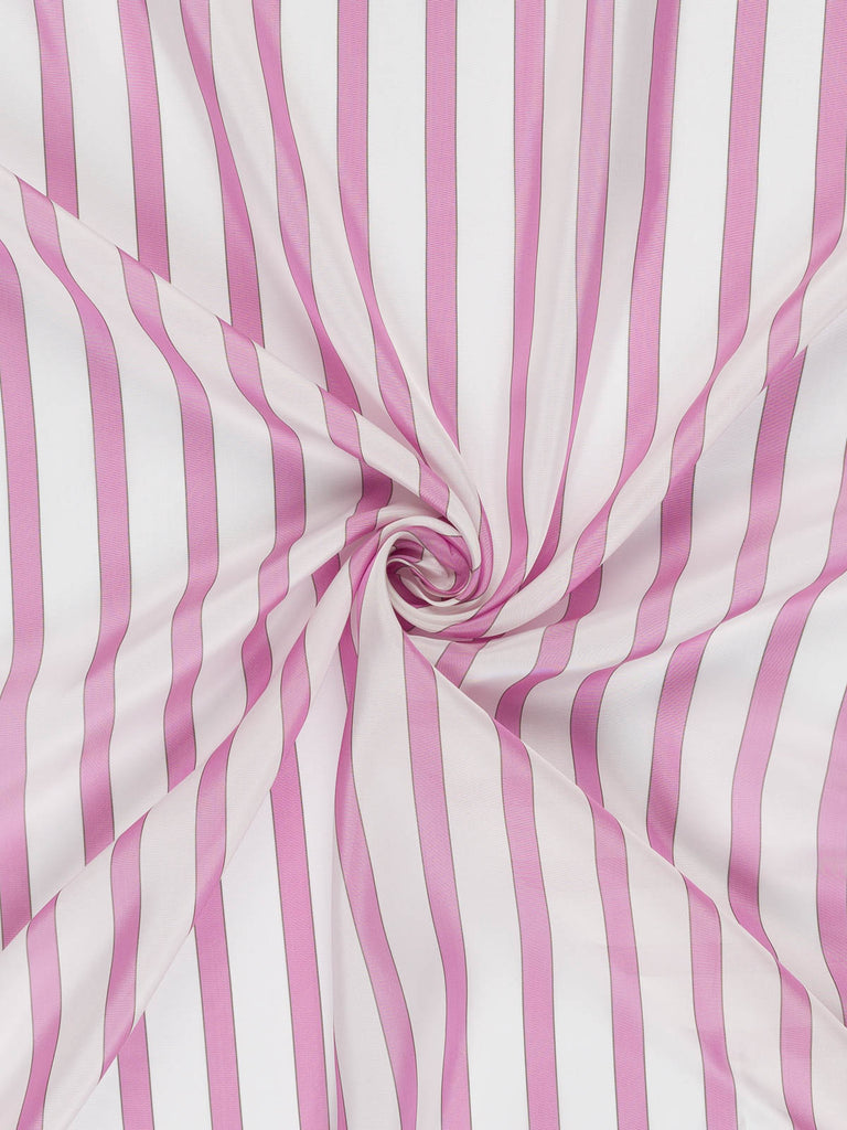 Pink Clover Awning Stripe - Fabworks Online