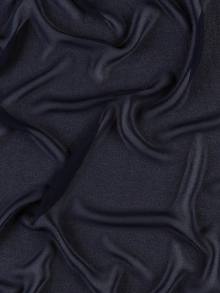 Classic Navy Poly - Crepe Georgette - Fabworks Online
